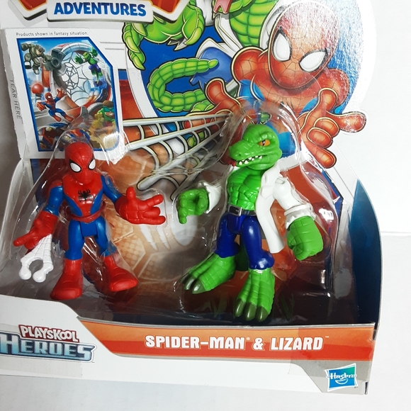 Marvel Spider-Man Adventures Spider-Man & Lizard Action Figure Set - Picture 2 of 5